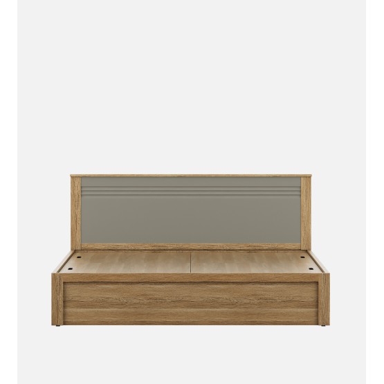 Nester Queen Bed Front Pull Out Storage - Sebastian Oak
