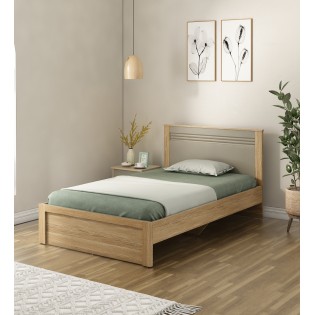 Nester Single Bed Without Storage - Sebastian Oak
