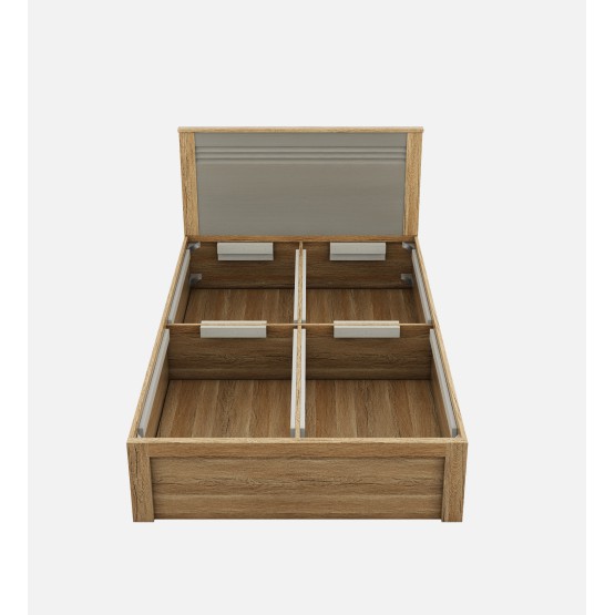 Nester Single Bed With Box Storage - Sebastian Oak
