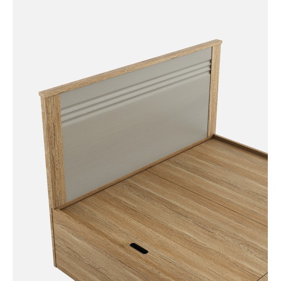 Nester Single Bed With Box Storage - Sebastian Oak