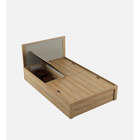 Nester Single Bed With Box Storage - Sebastian Oak