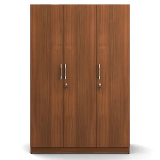 Optima 3 Door Wardrobe - Walnut Rigato