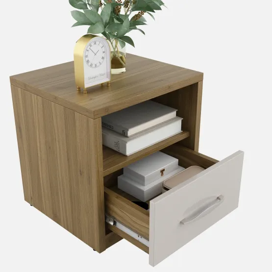 Pearl Bedside Table - Ceramic High Gloss