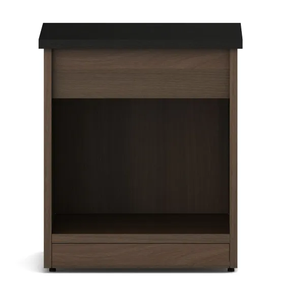 Roma Bedside Table -  Mol-acacia Dark - Woodpore