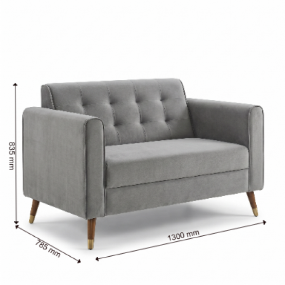 Spacewood Rome 2 Seater Sofa In Fabric - Af 706