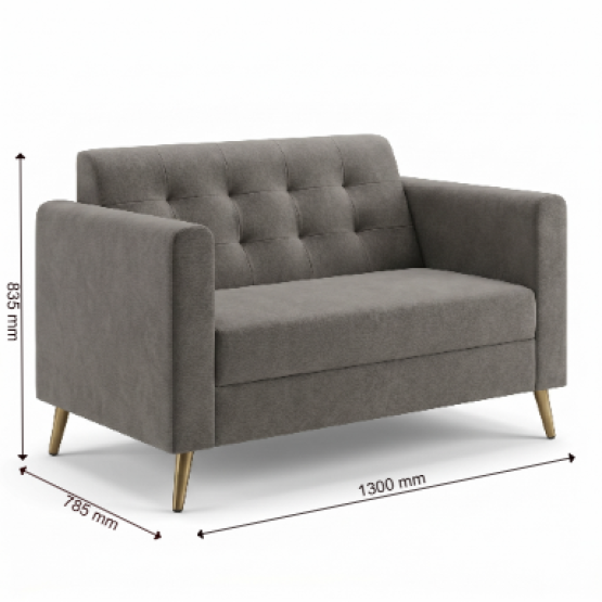 Spacewood Rome 2 Seater Sofa In Fabric - Af 707