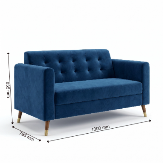 Spacewood Rome 2 Seater Sofa In Fabric - Af 715