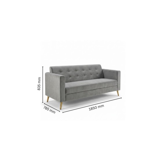 Spacewood Rome 3 Seater Sofa In Fabric - Af 706