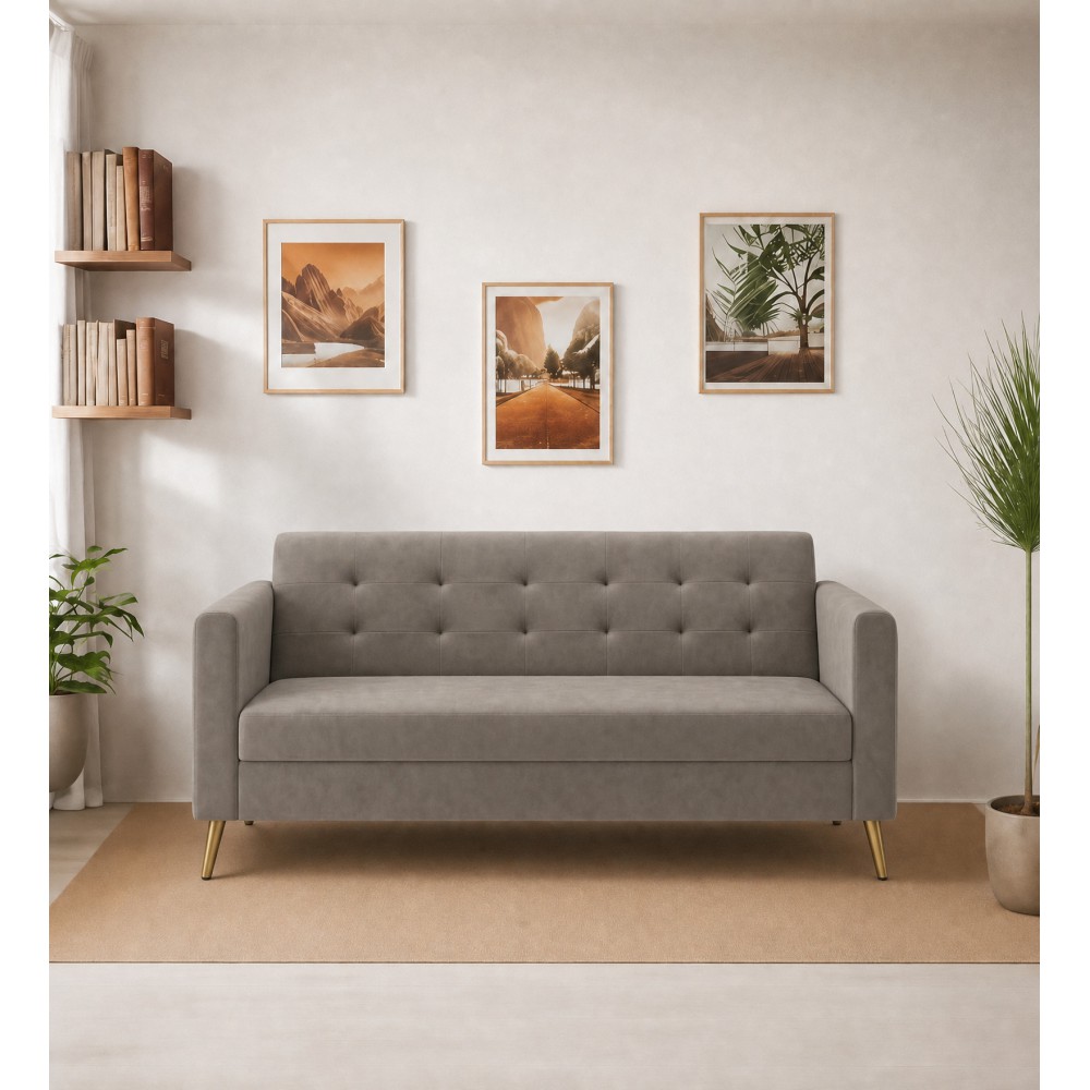 Spacewood Rome 3 Seater Sofa In Fabric - Af 707