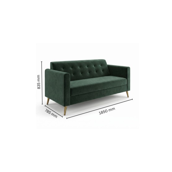 Spacewood Rome 3 Seater Sofa In Fabric - Af 719