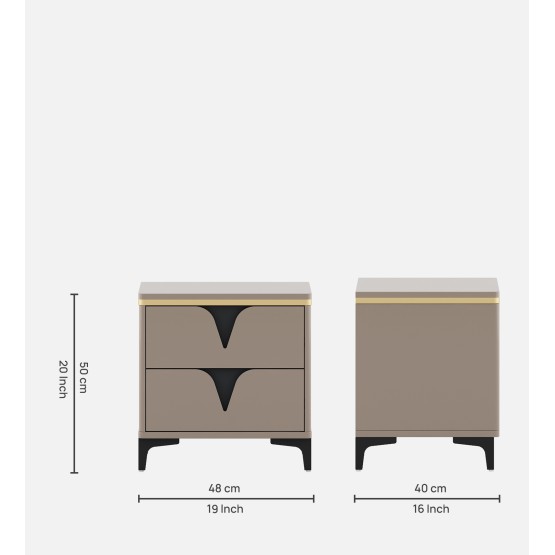 Royce Bedside- Hg Ceramic
