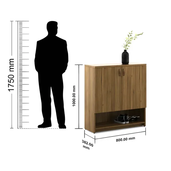 Shoe Rack Henary - Natural Teak