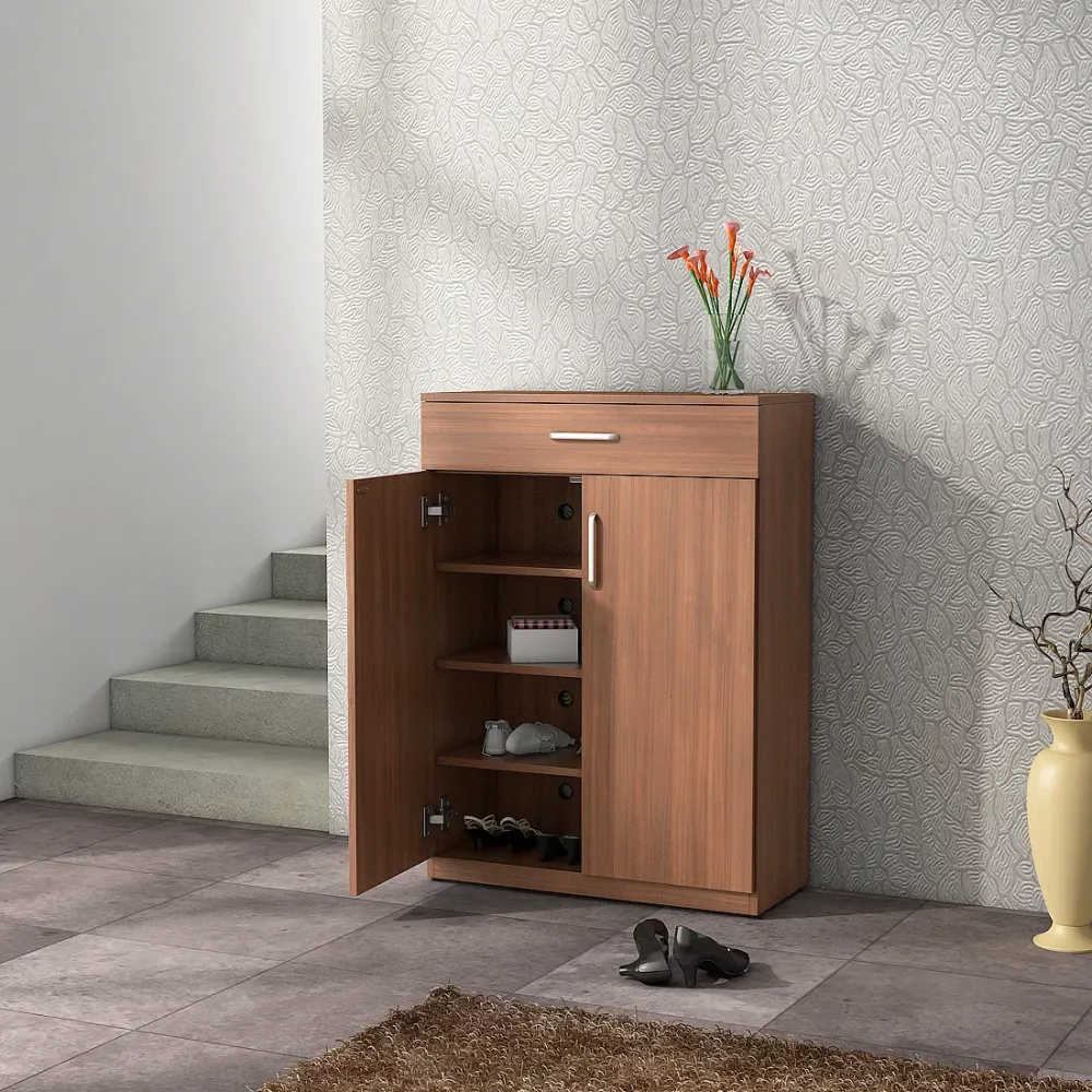 Shoe Rack Liberty - Walnut Rigato Woodpore