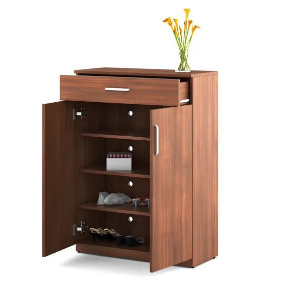 Shoe Rack Liberty - Walnut Rigato Woodpore