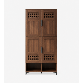 Shoemate Shoe Rack - Dark Brown Eucalyptus