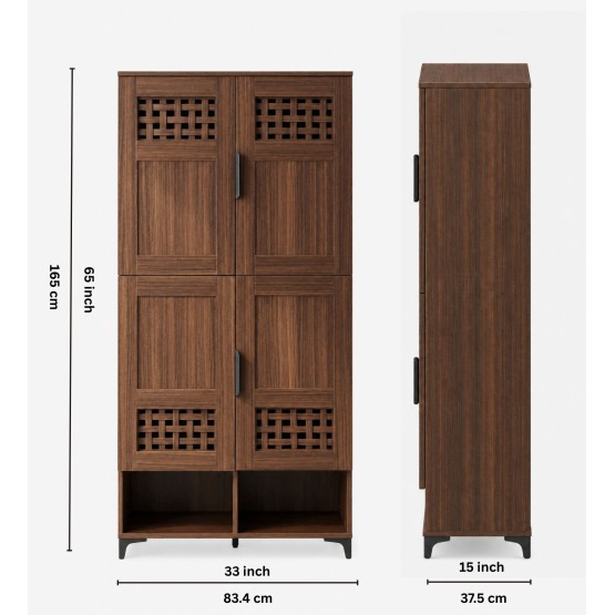 Shoemate Shoe Rack - Dark Brown Eucalyptus