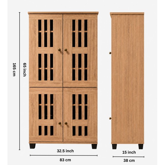 Stepup Shoe Rack  Santano Oak