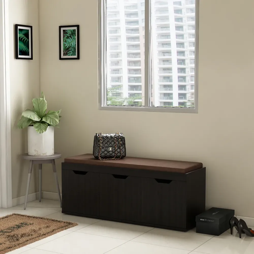 Shoe Rack Star 3 Door With Cushion - Vermount