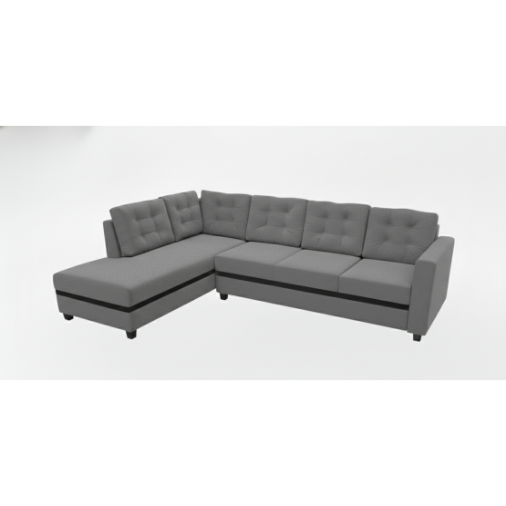 Spacewood Montessa L Shape Sofa In Fabric Finish