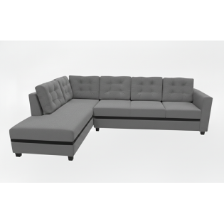 Spacewood Montessa L Shape Sofa In Fabric Finish