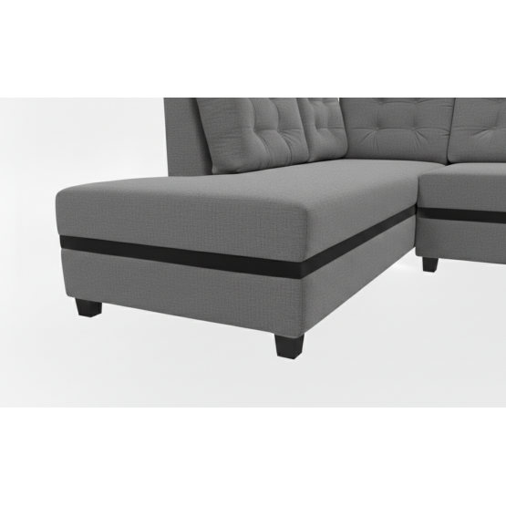 Spacewood Montessa L Shape Sofa In Fabric Finish