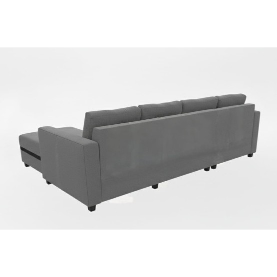 Spacewood Montessa L Shape Sofa In Fabric Finish