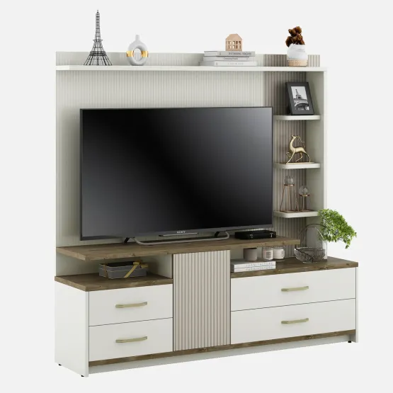 Tv Unit Stanley-kingston White