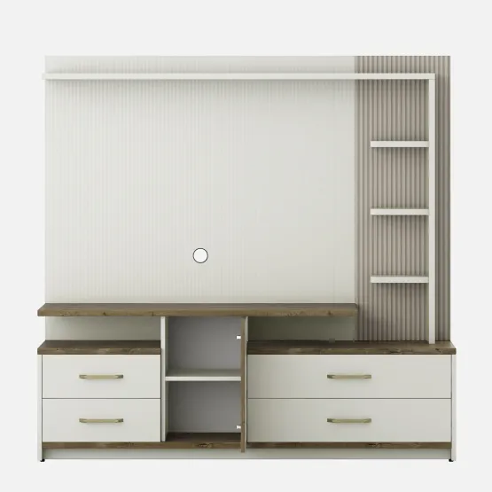 Tv Unit Stanley-kingston White