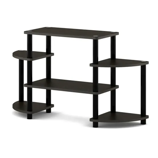 Tubular Tv Unit Rack Tr-03 - Fumed Oak Woodpore