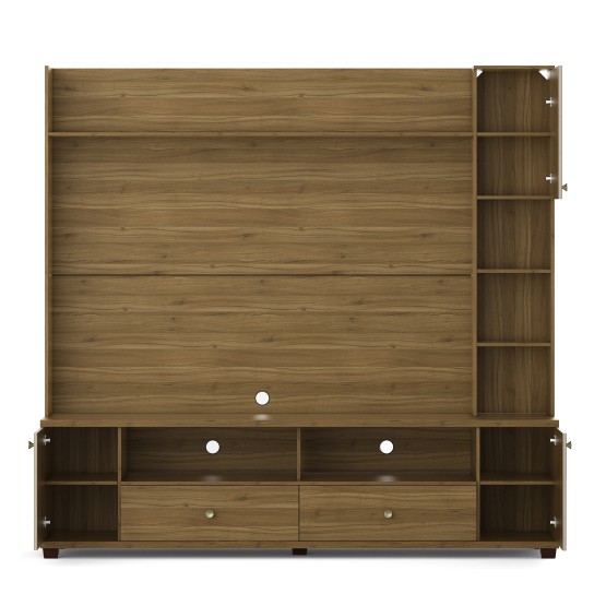 Vista Tv Wall Unit - Natural Teak