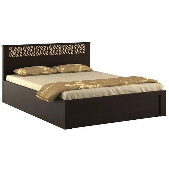 Weave Queen Bed With Box Storage - Vermount Woodpore