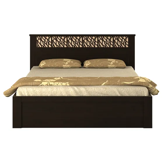 Weave Queen Bed With Box Storage - Vermount Woodpore