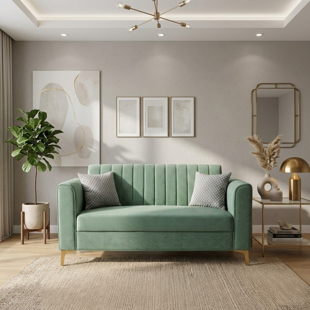 Spacewood Zenith 2 Seater Sofa In Fabric