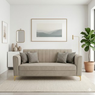 Spacewood Zenith 3 Seater Sofa In Fabric