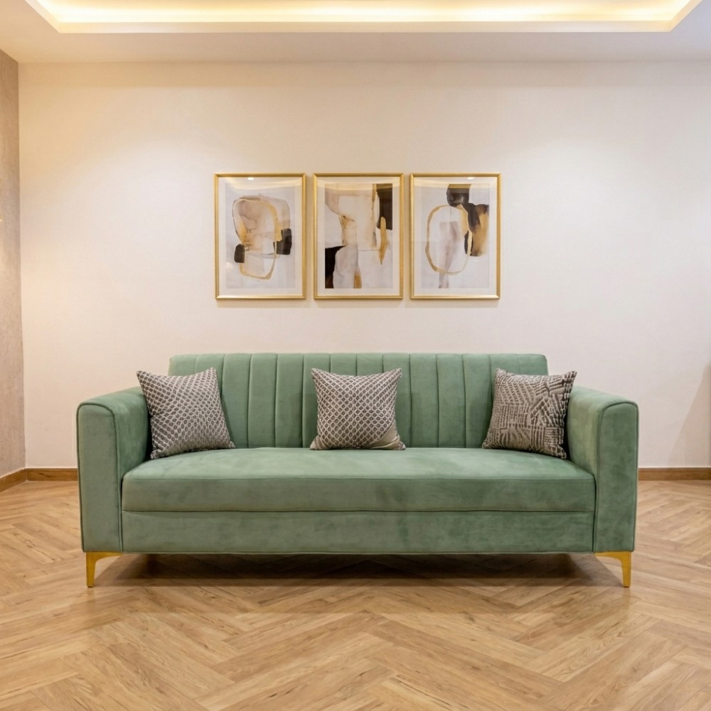 Spacewood Zenith 3 Seater Sofa In Fabric
