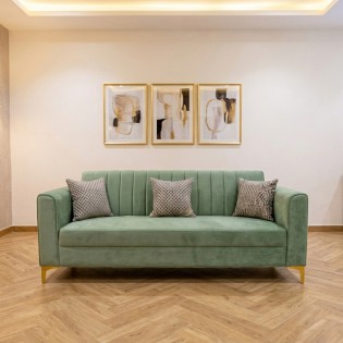 Spacewood Zenith 3 Seater Sofa In Fabric