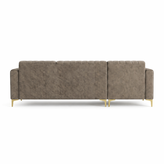 Spacewood Zenith L Shape Sofa In Fabric Finish