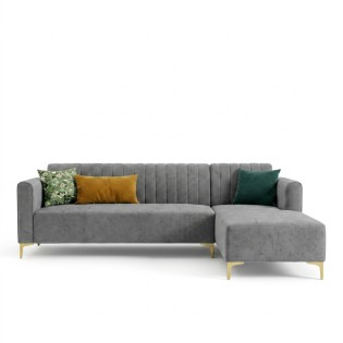 Spacewood Zenith L Shape Sofa In Fabric Finish