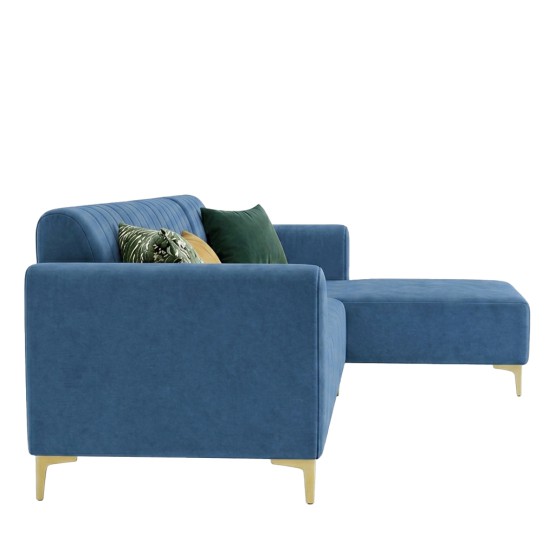 Spacewood Zenith L Shape Sofa In Fabric Finish