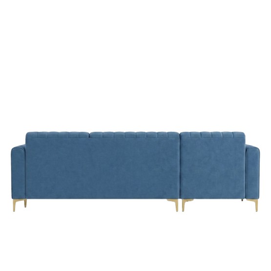 Spacewood Zenith L Shape Sofa In Fabric Finish