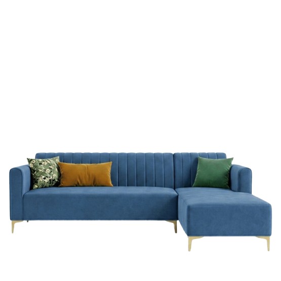 Spacewood Zenith L Shape Sofa In Fabric Finish