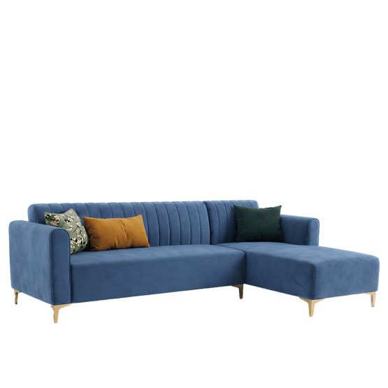Spacewood Zenith L Shape Sofa In Fabric Finish