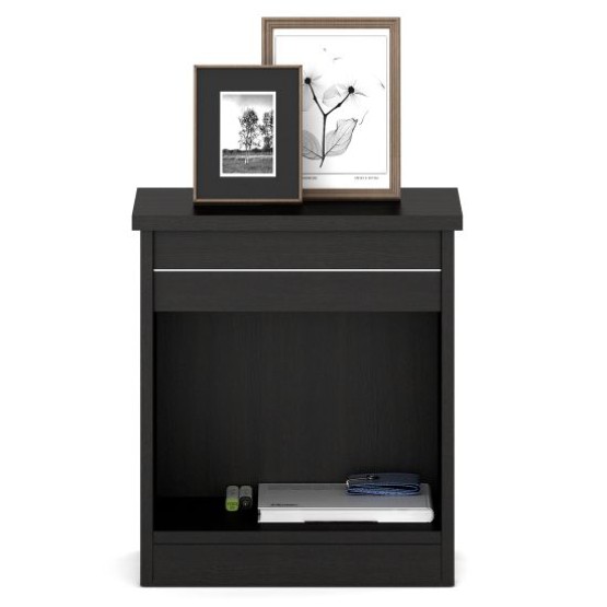 Basic Bedside Table - Natural Wenge