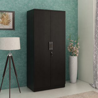 Optima 2 Door Wardrobe - Natural Wenge Woodpore